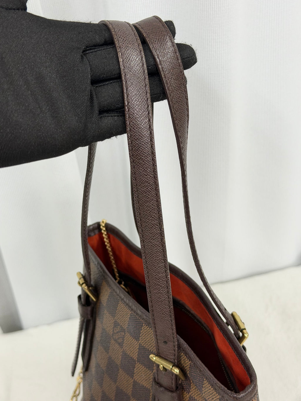 LOUIS VUITTON Damier BucketHandbag Set