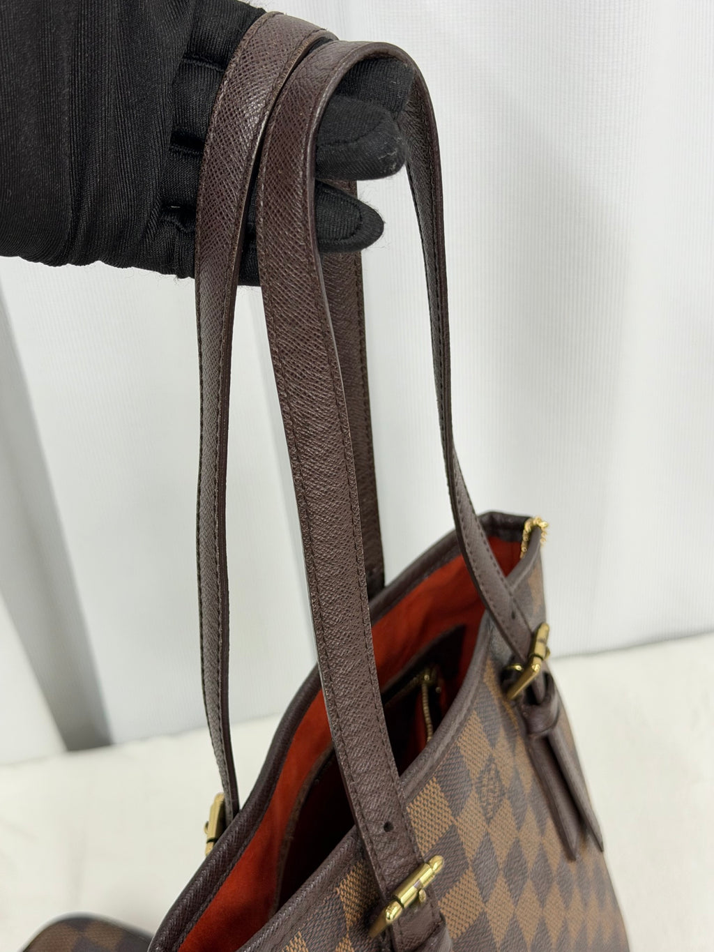 LOUIS VUITTON Damier BucketHandbag Set