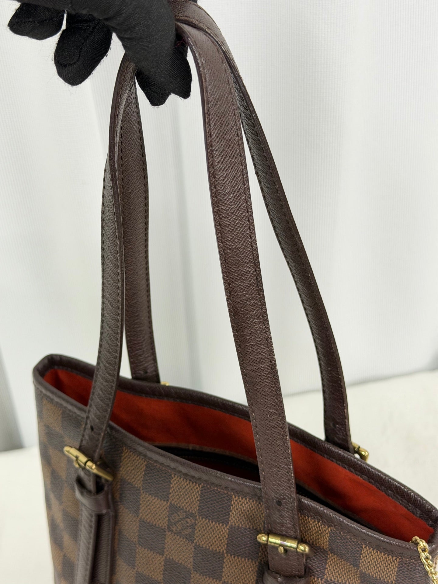 LOUIS VUITTON Damier BucketHandbag Set