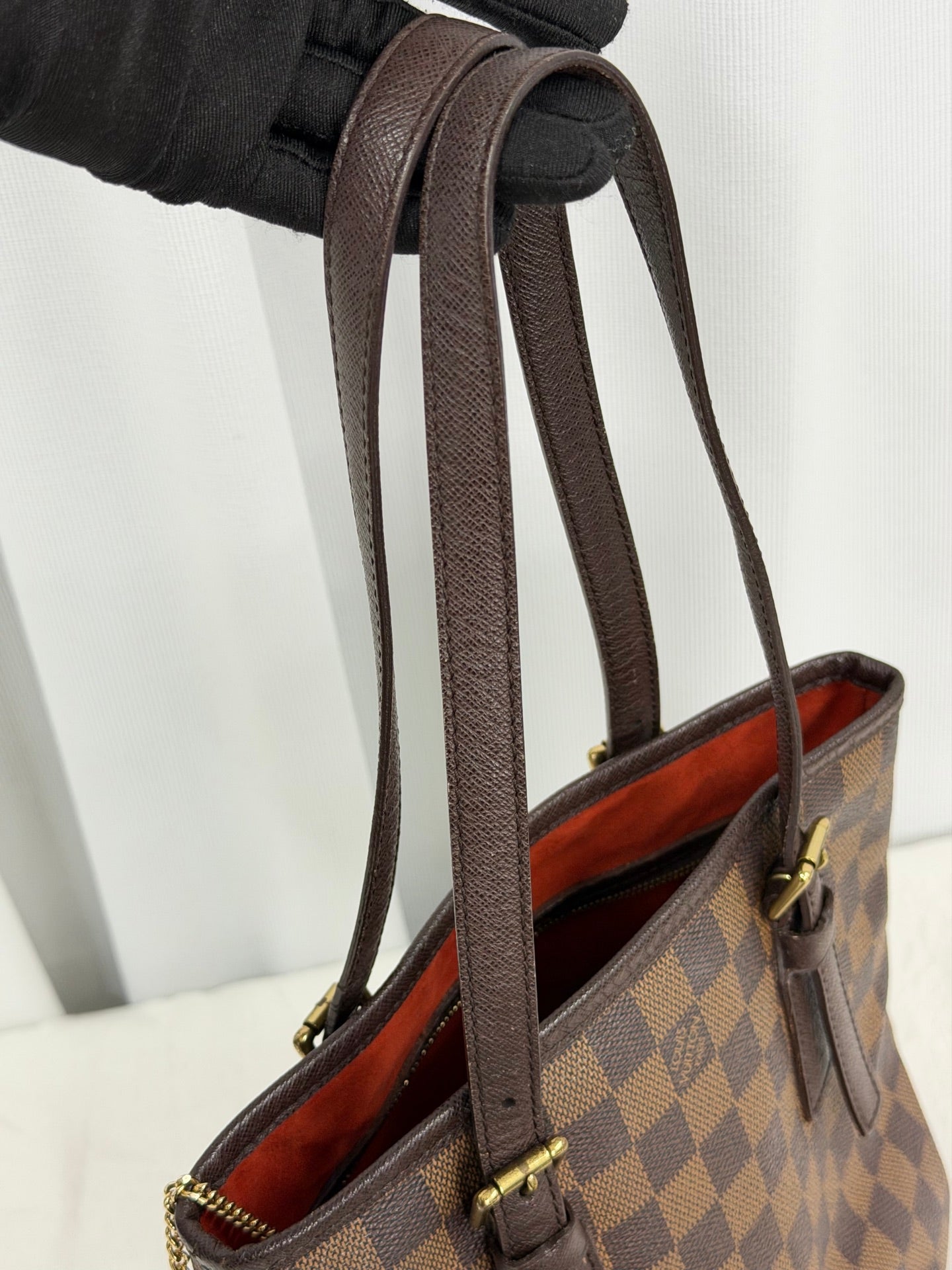 LOUIS VUITTON Damier BucketHandbag Set