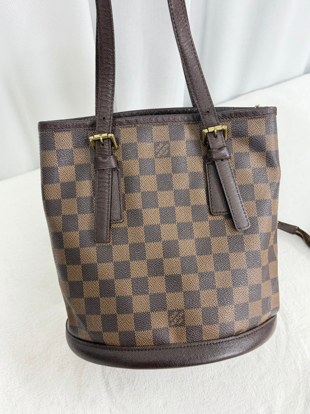 LOUIS VUITTON Damier BucketHandbag Set
