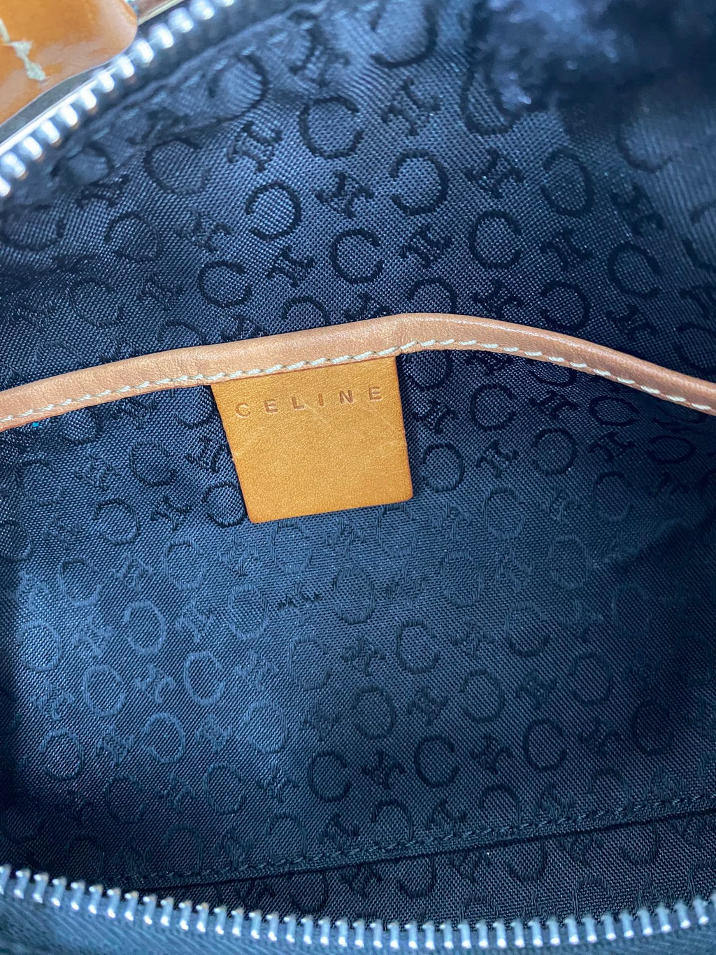 CELINE Suede Handbag