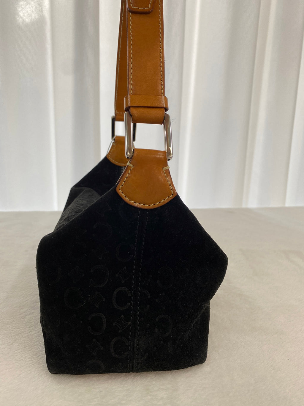 CELINE Suede Handbag