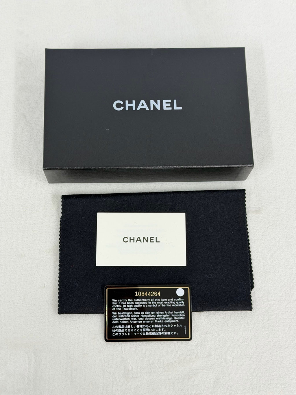 CHANEL Genuine Cavier Wallet