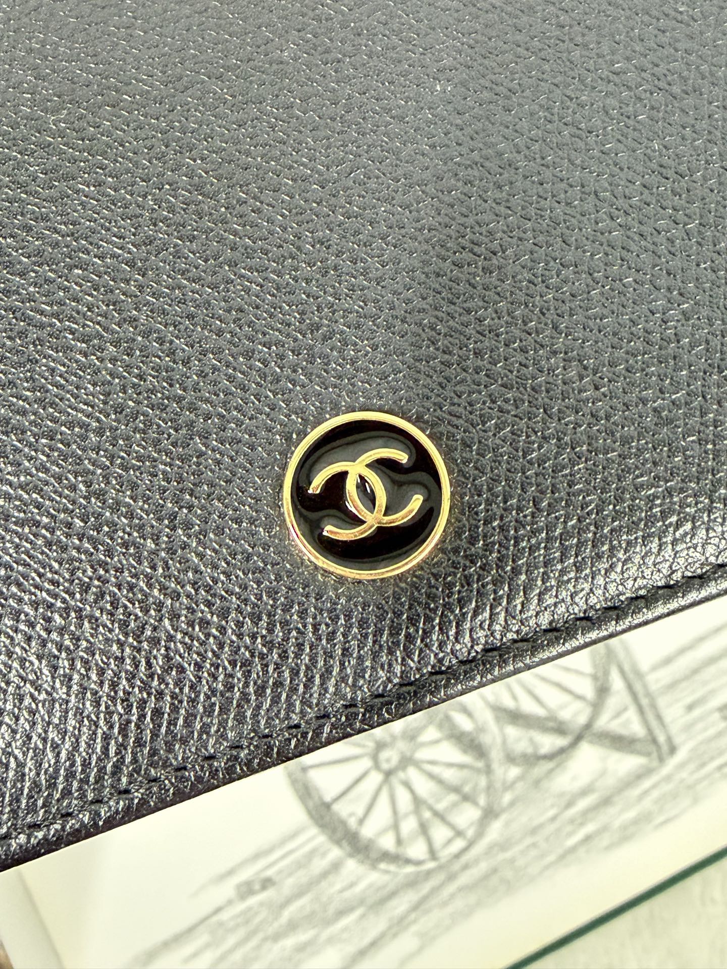 CHANEL Genuine Cavier Wallet