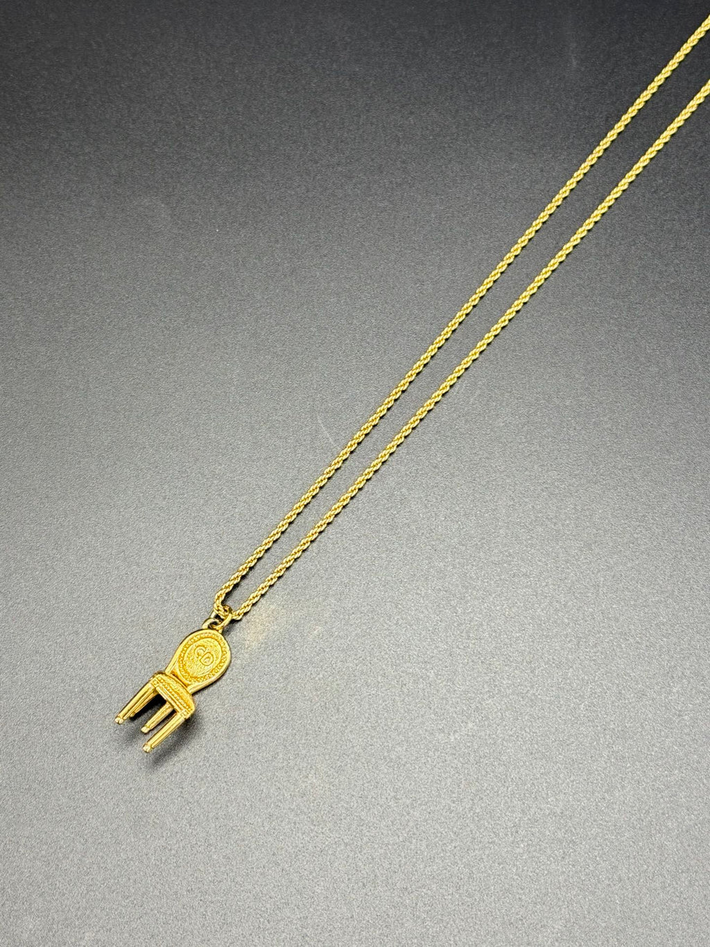 CHRISTIAN DIOR Chair-Shaped Necklace