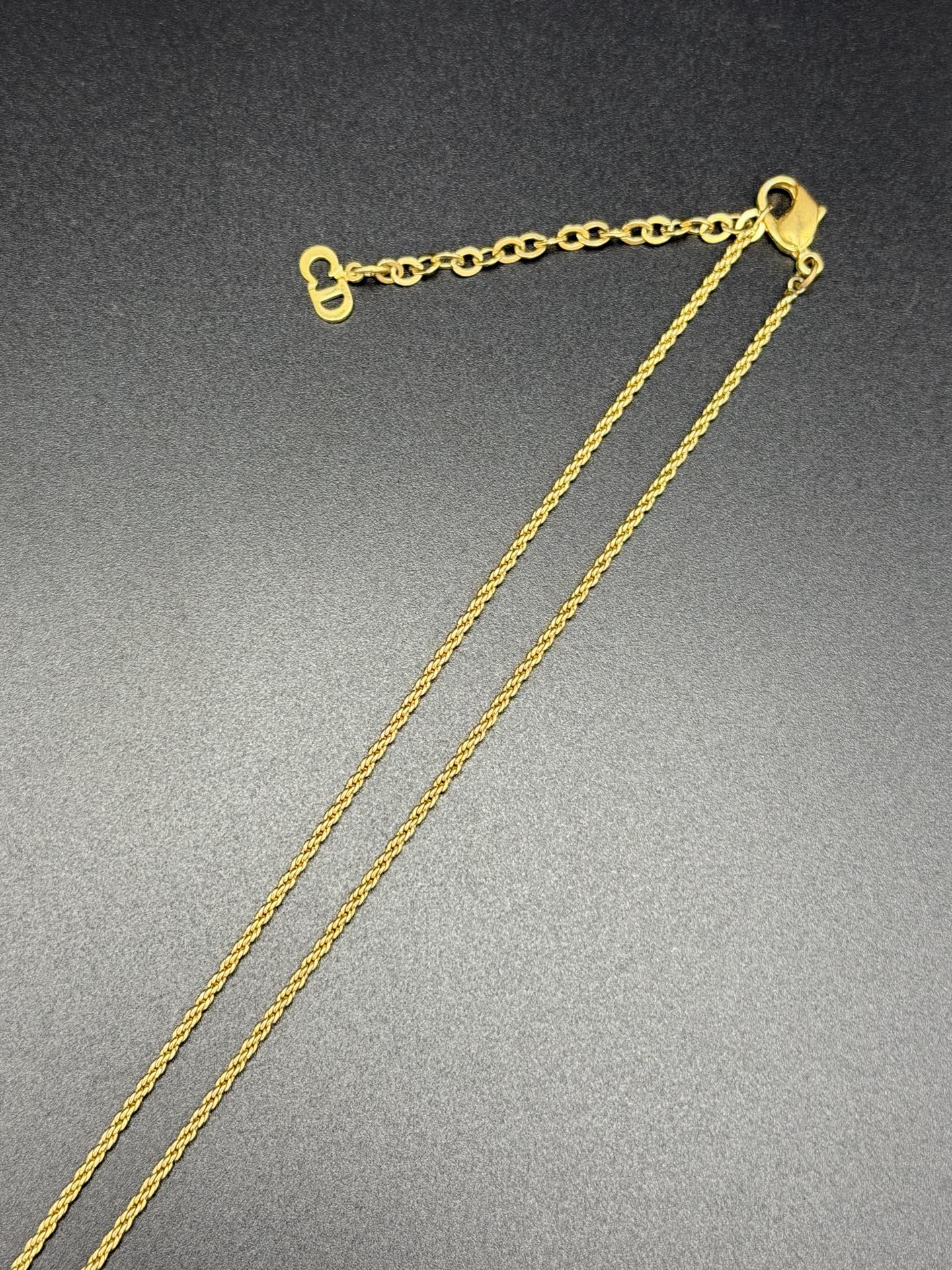 CHRISTIAN DIOR Chair-Shaped Necklace
