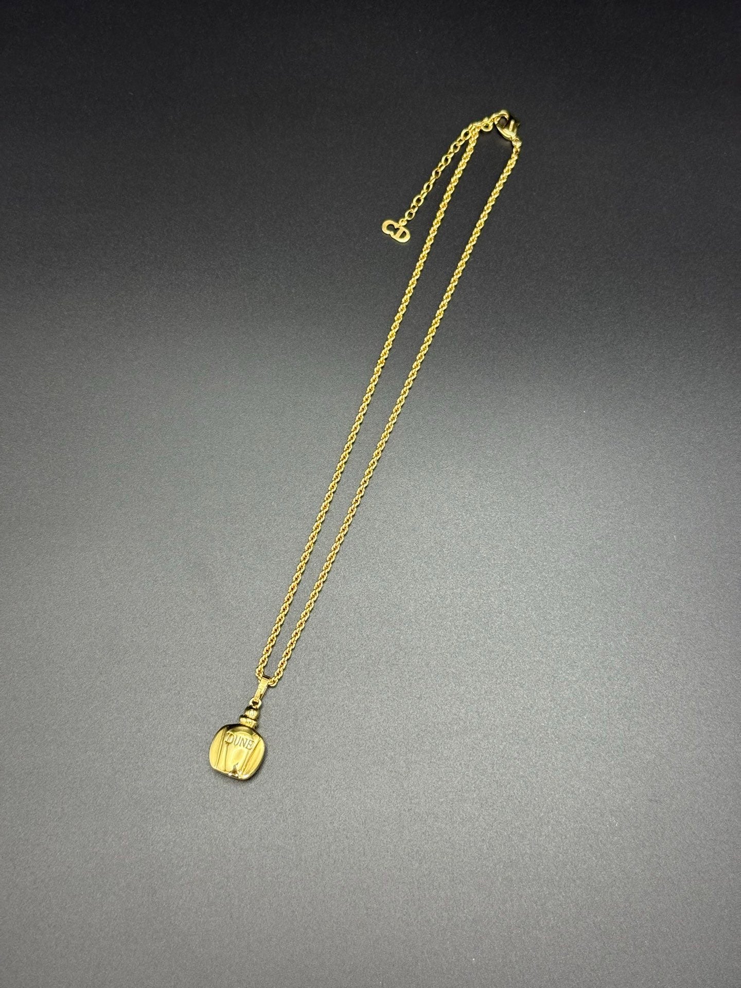 DIOR Vintage Necklace Perfume Bottle