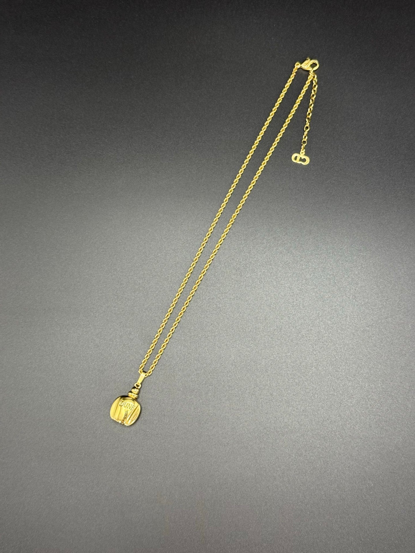DIOR Vintage Necklace Perfume Bottle