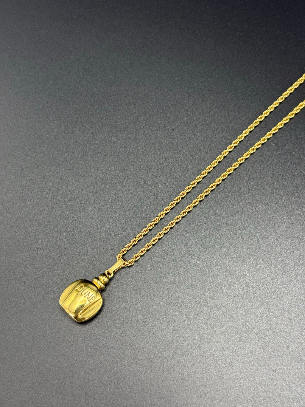 DIOR Vintage Necklace Perfume Bottle