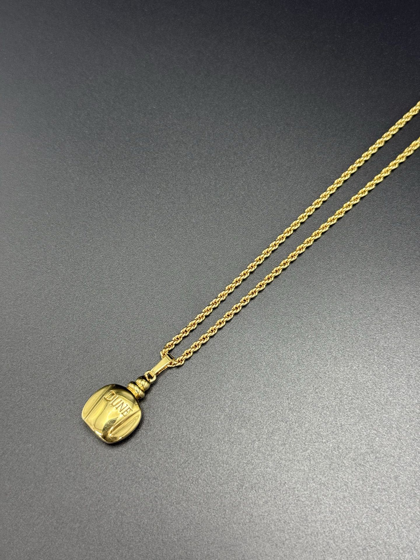 DIOR Vintage Necklace Perfume Bottle