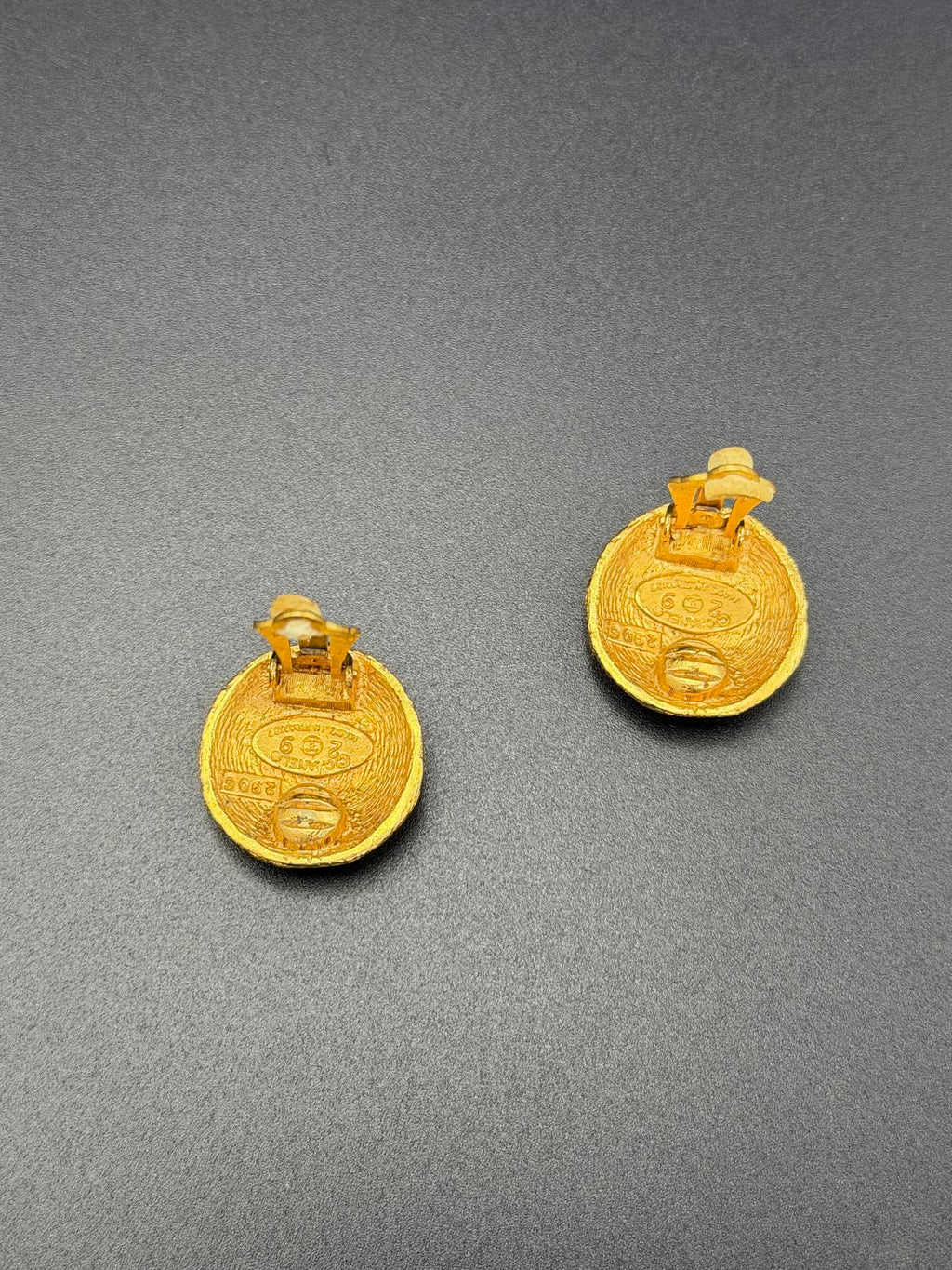 CHANEL  Tweed-Style Earring Clips