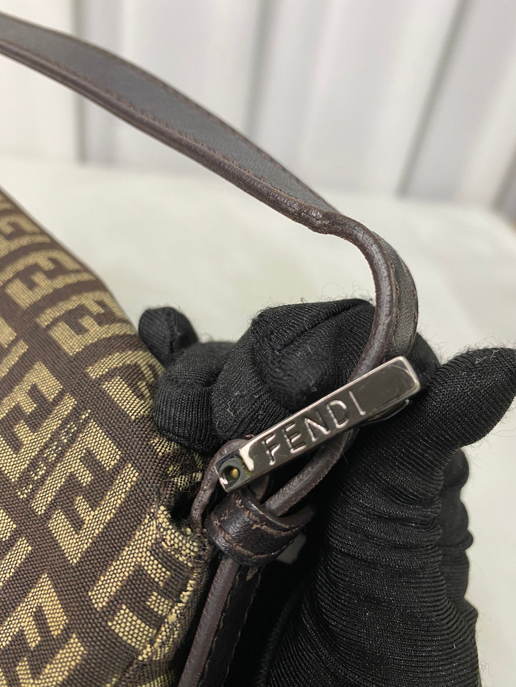 FENDI Zucca Large Beguetta Shoulder bag