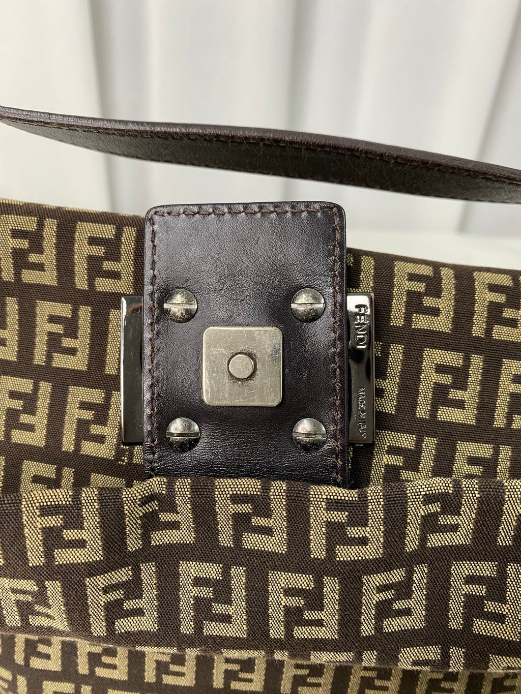 FENDI Zucca Large Beguetta Shoulder bag