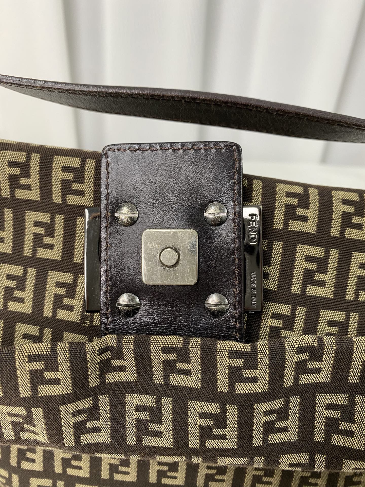 FENDI Zucca Large Beguetta Shoulder bag