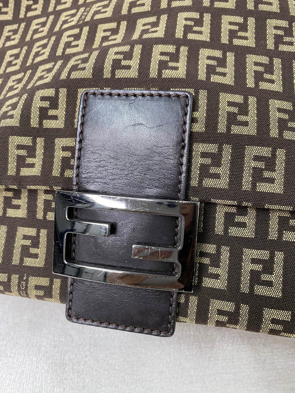 FENDI Zucca Large Beguetta Shoulder bag