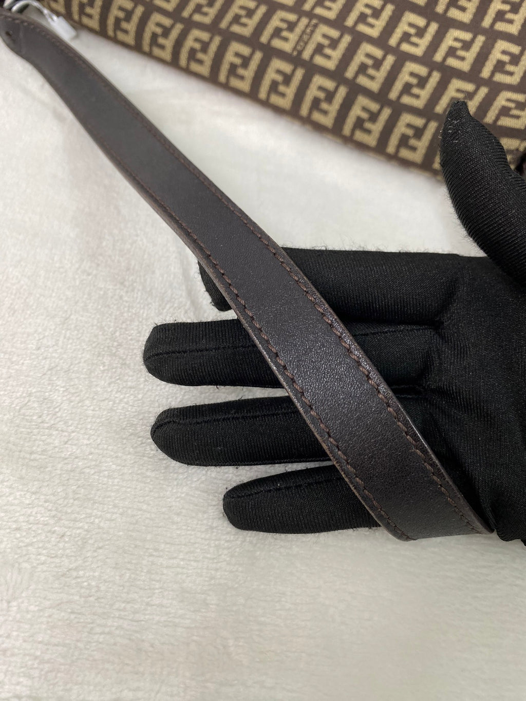 FENDI Zucca Large Beguetta Shoulder bag