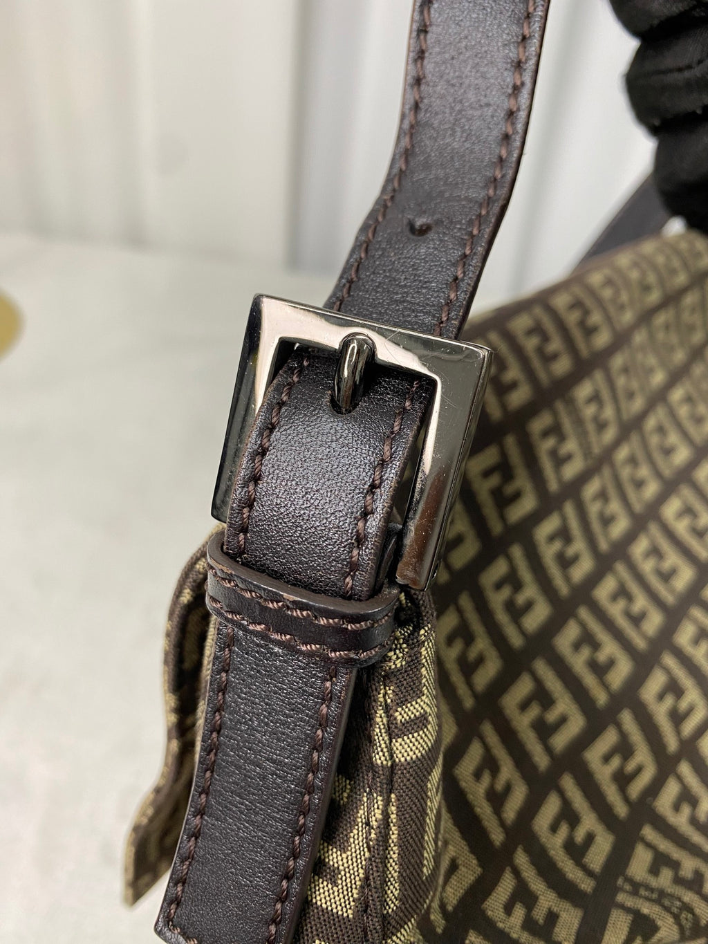FENDI Zucca Large Beguetta Shoulder bag