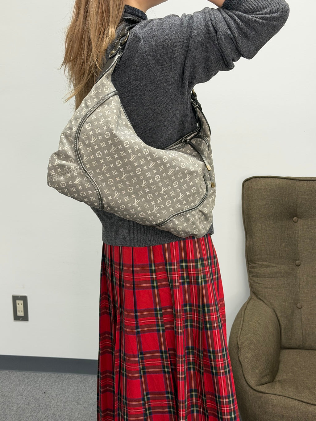 LOUIS VUITTON Monogram Denim Hobobag