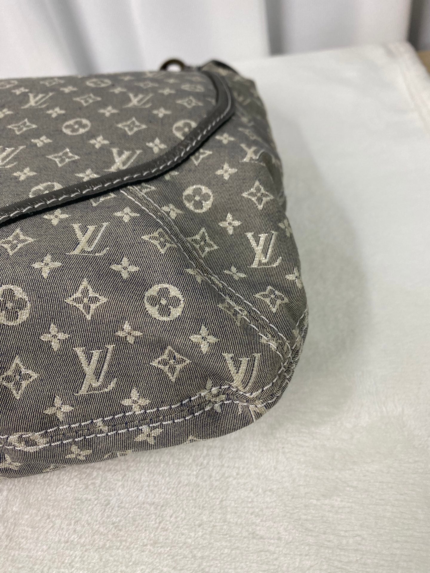LOUIS VUITTON Monogram Denim Hobobag