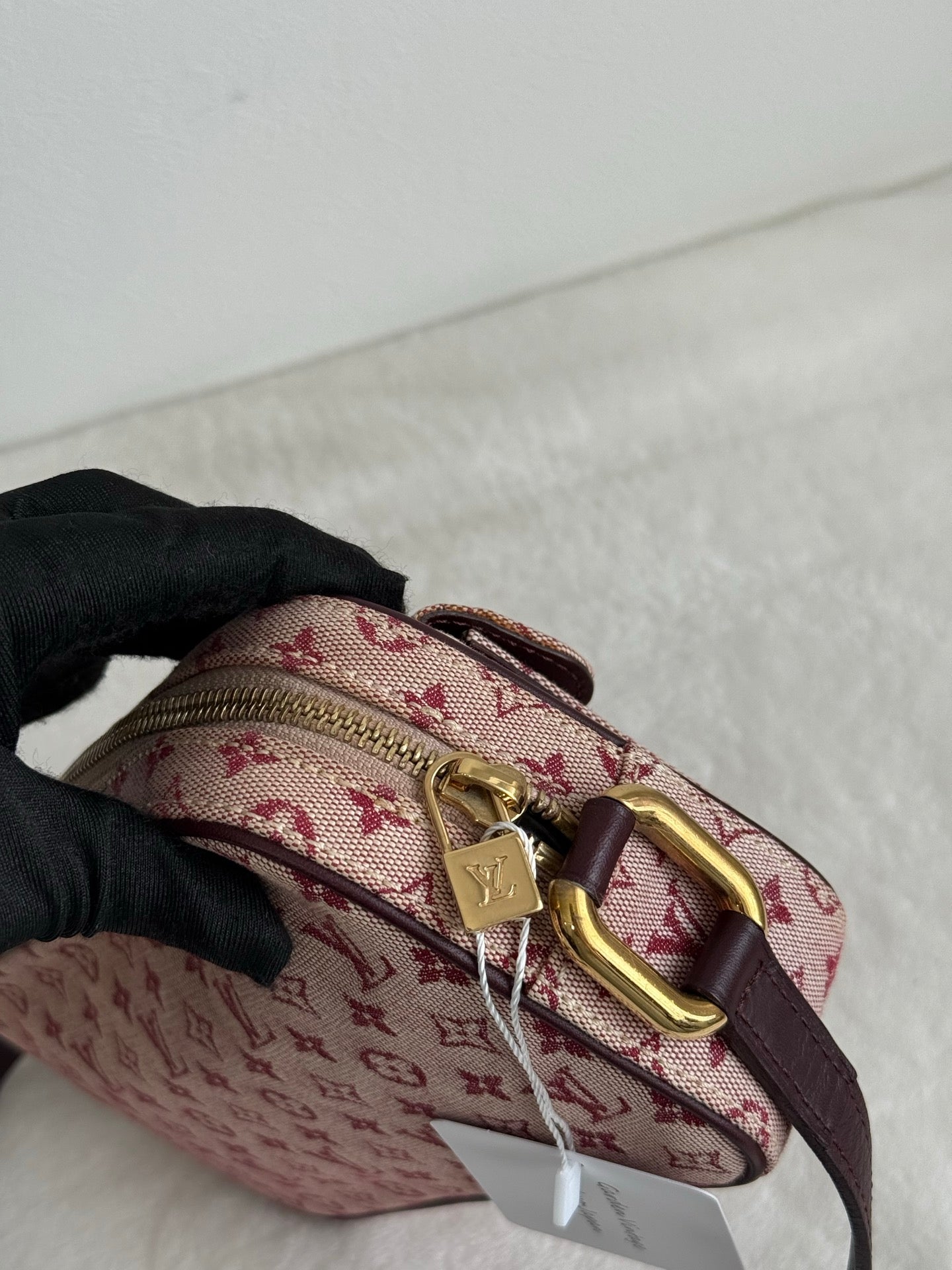 LOUIS VUITTON Monogram Denim Pink Shoulderbag