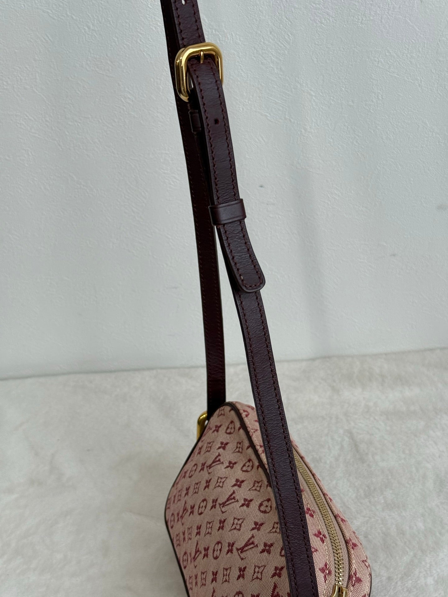 LOUIS VUITTON Monogram Denim Pink Shoulderbag