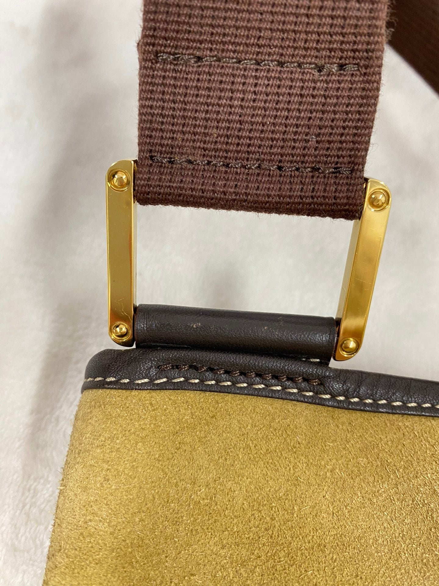LOEWE Suede Shoulderbag