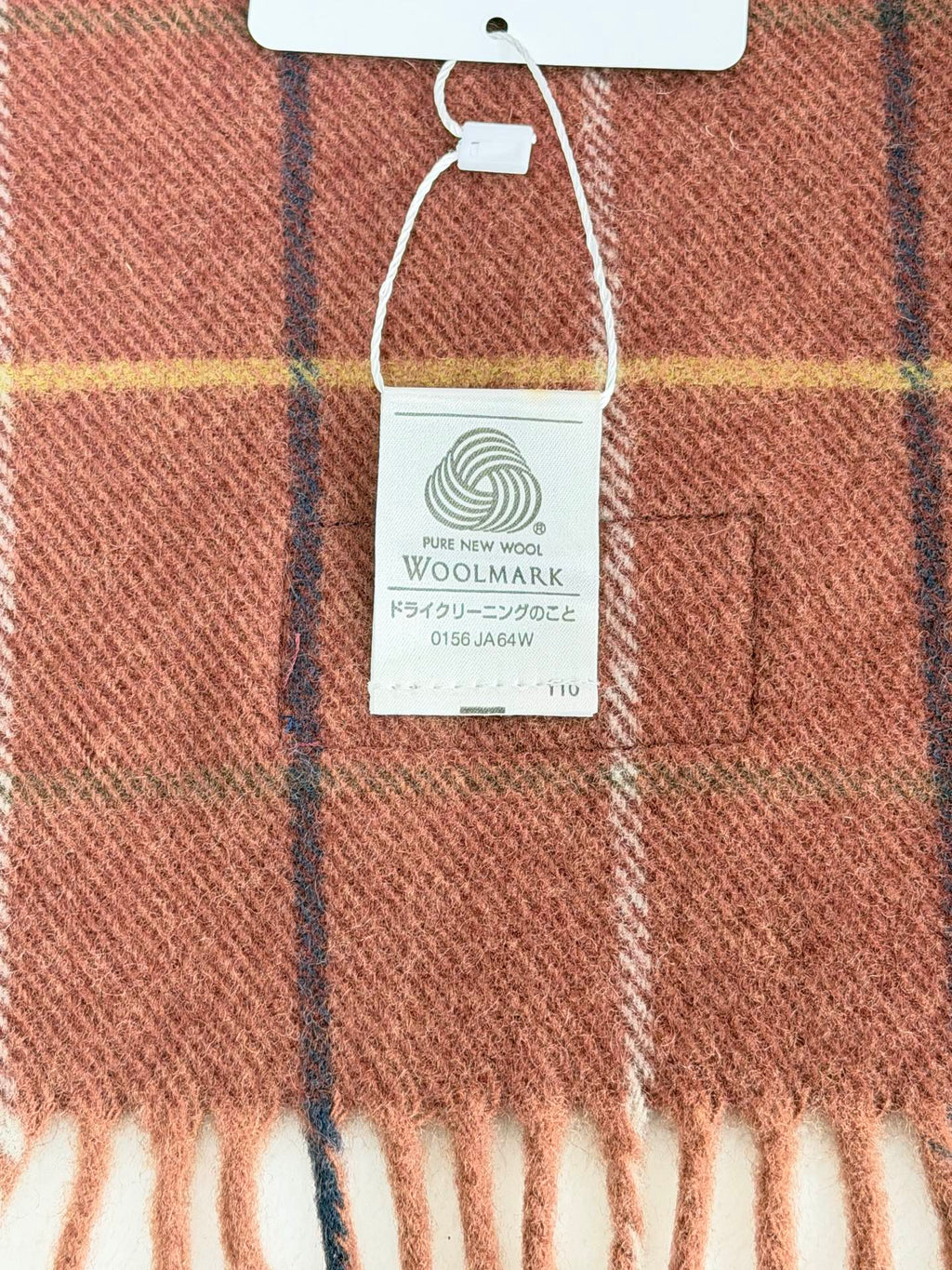 BURBERRY Plaid Patter Cashmere Scarf