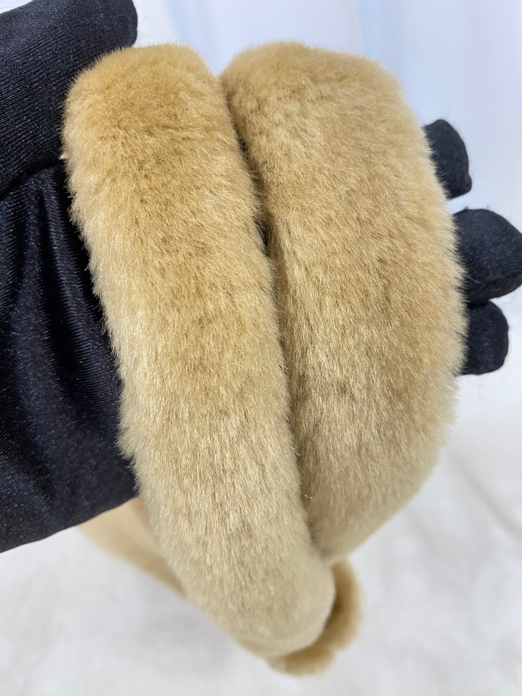 BURBERRY Fur Plaid Handbag