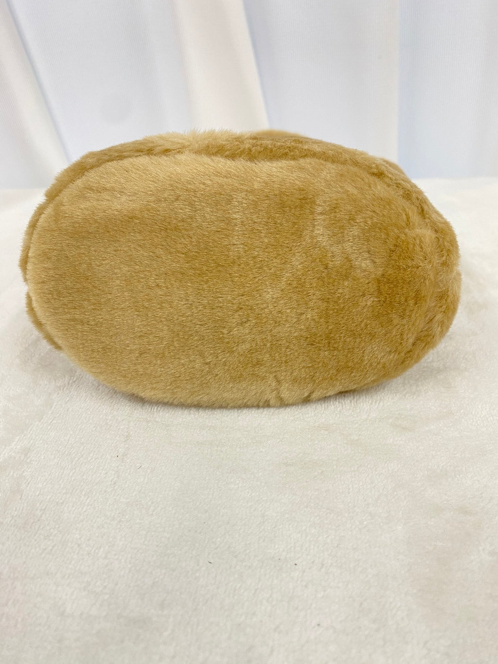 BURBERRY Fur Plaid Handbag