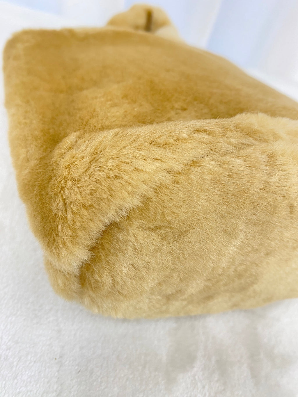 BURBERRY Fur Plaid Handbag