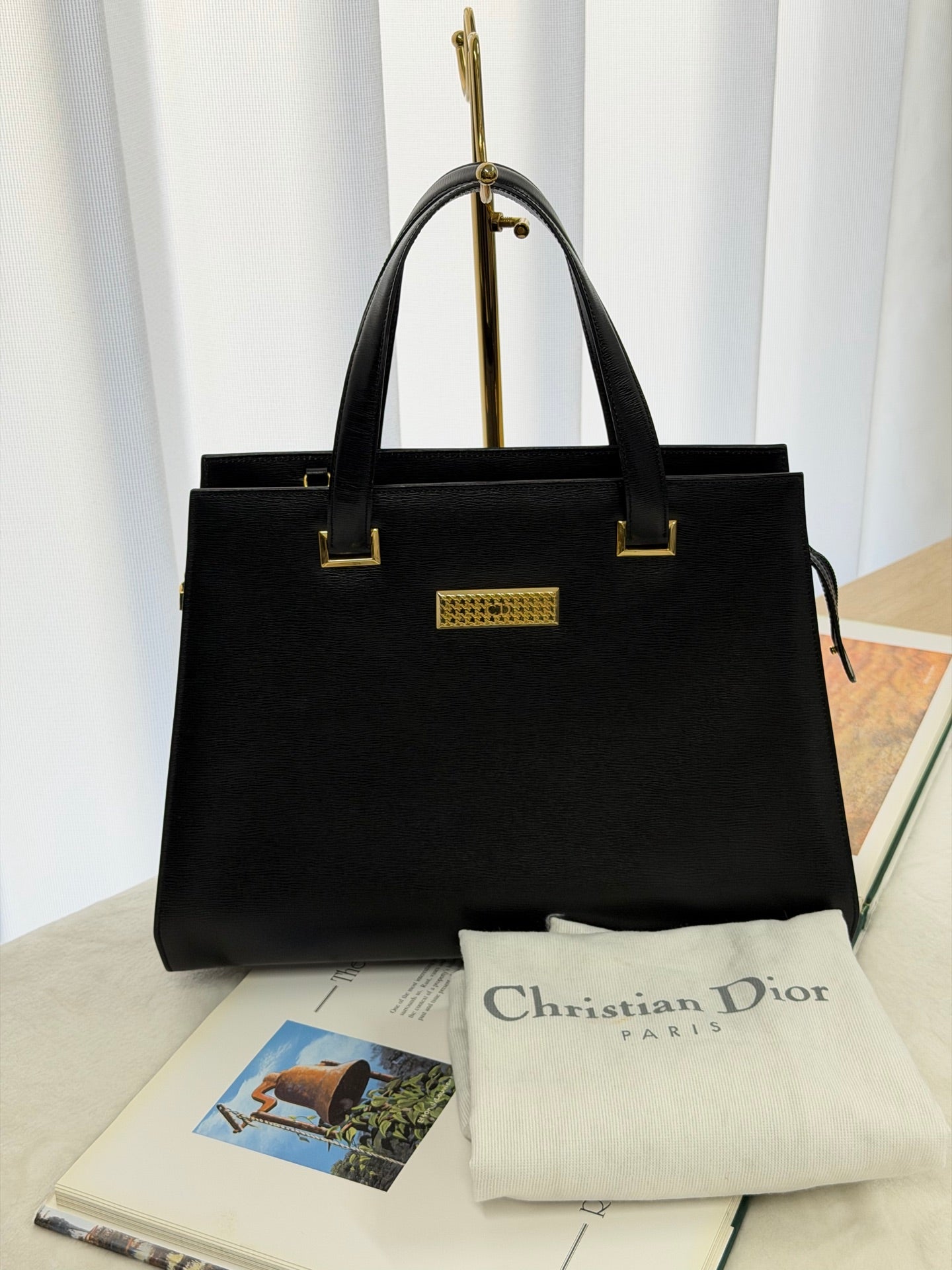 CHRISTIAN DIOR Kelly Genuine Handbag