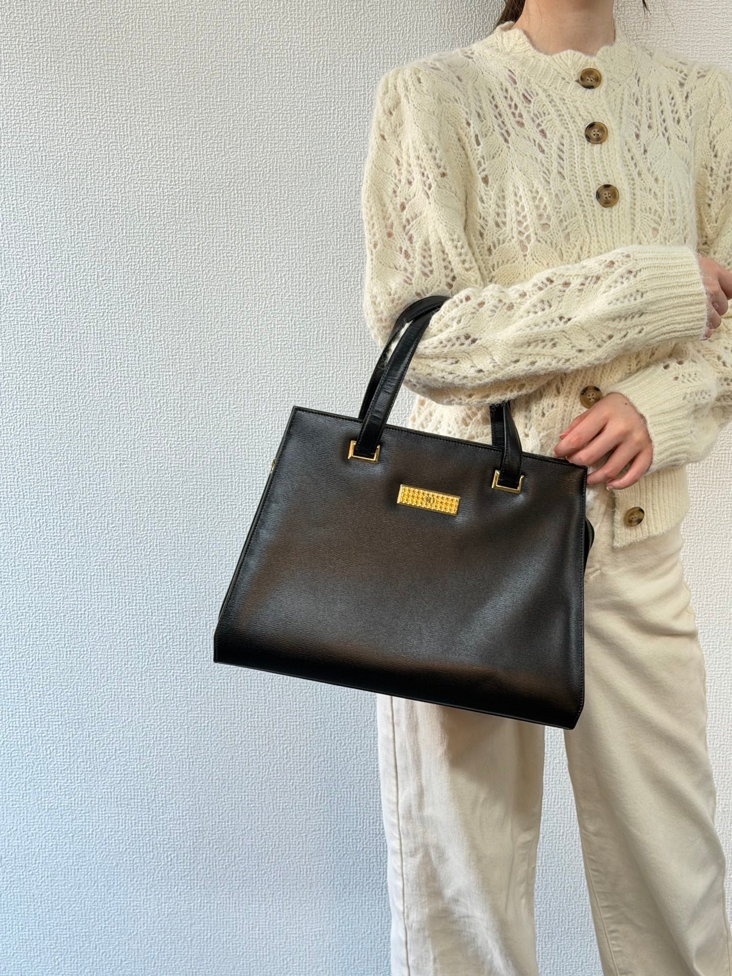 CHRISTIAN DIOR Kelly Genuine Handbag