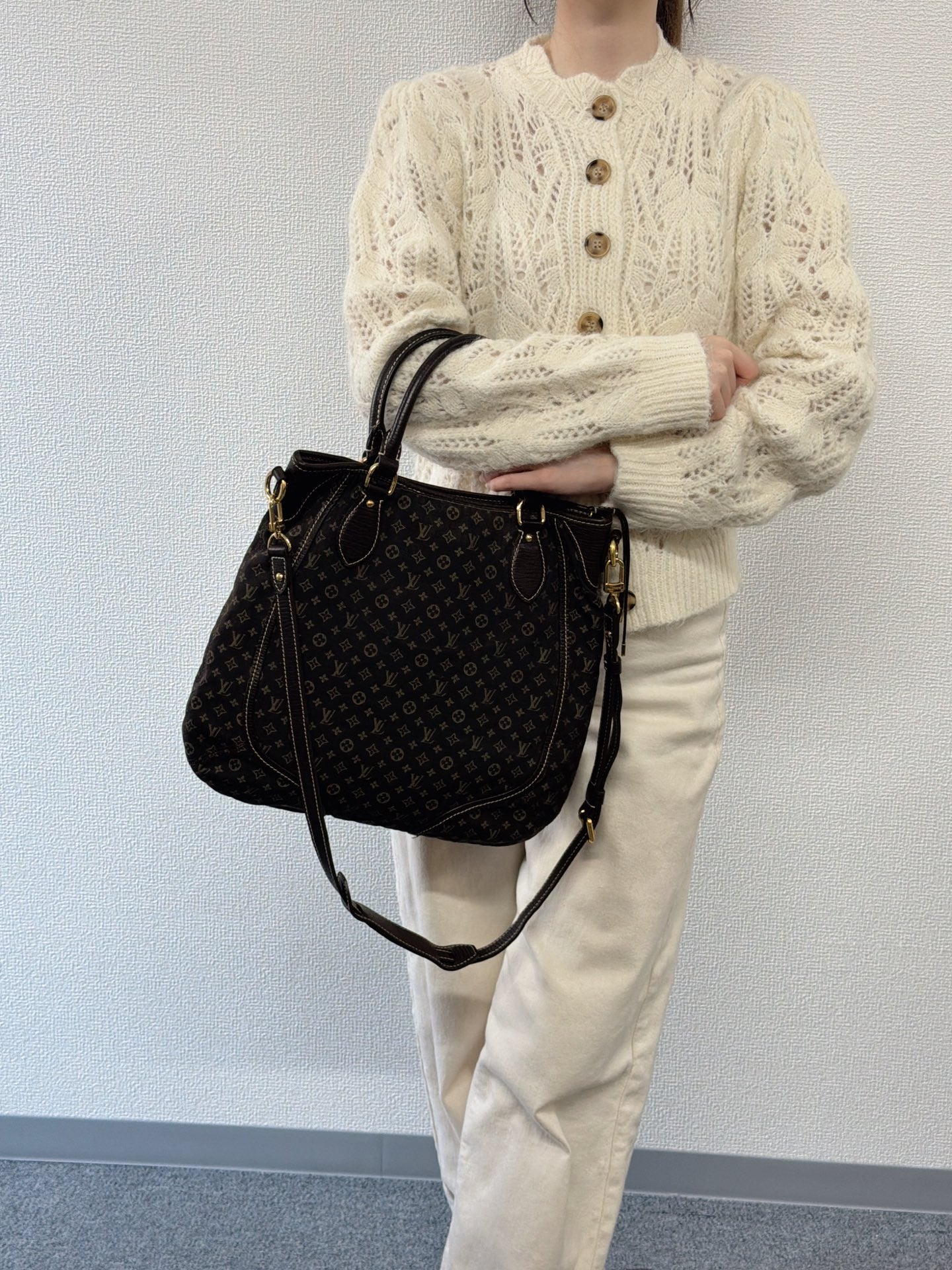 LOUIS VUITTON Denim Monogram Shoulderbag