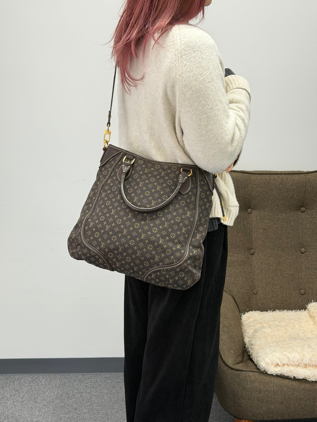 LOUIS VUITTON Denim Monogram Shoulderbag