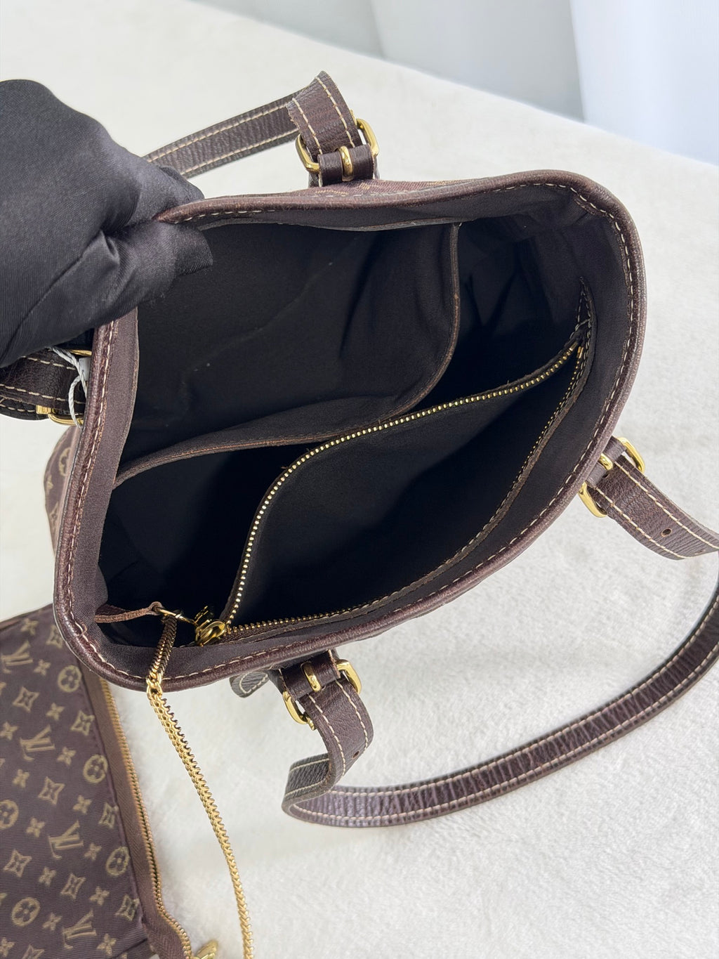 LOUIS VUITTON Denim Monogram Handbag Set