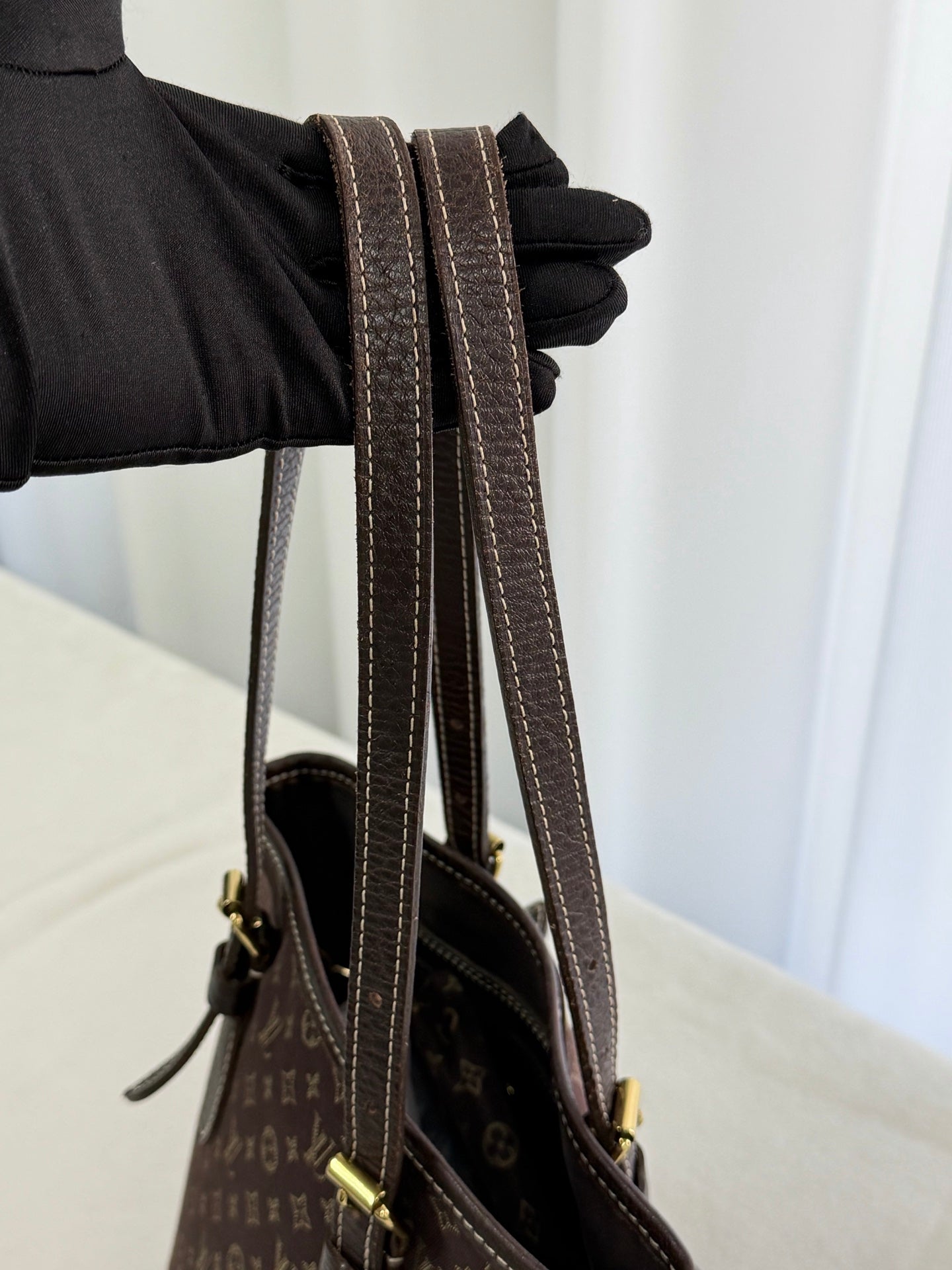 LOUIS VUITTON Denim Monogram Handbag Set