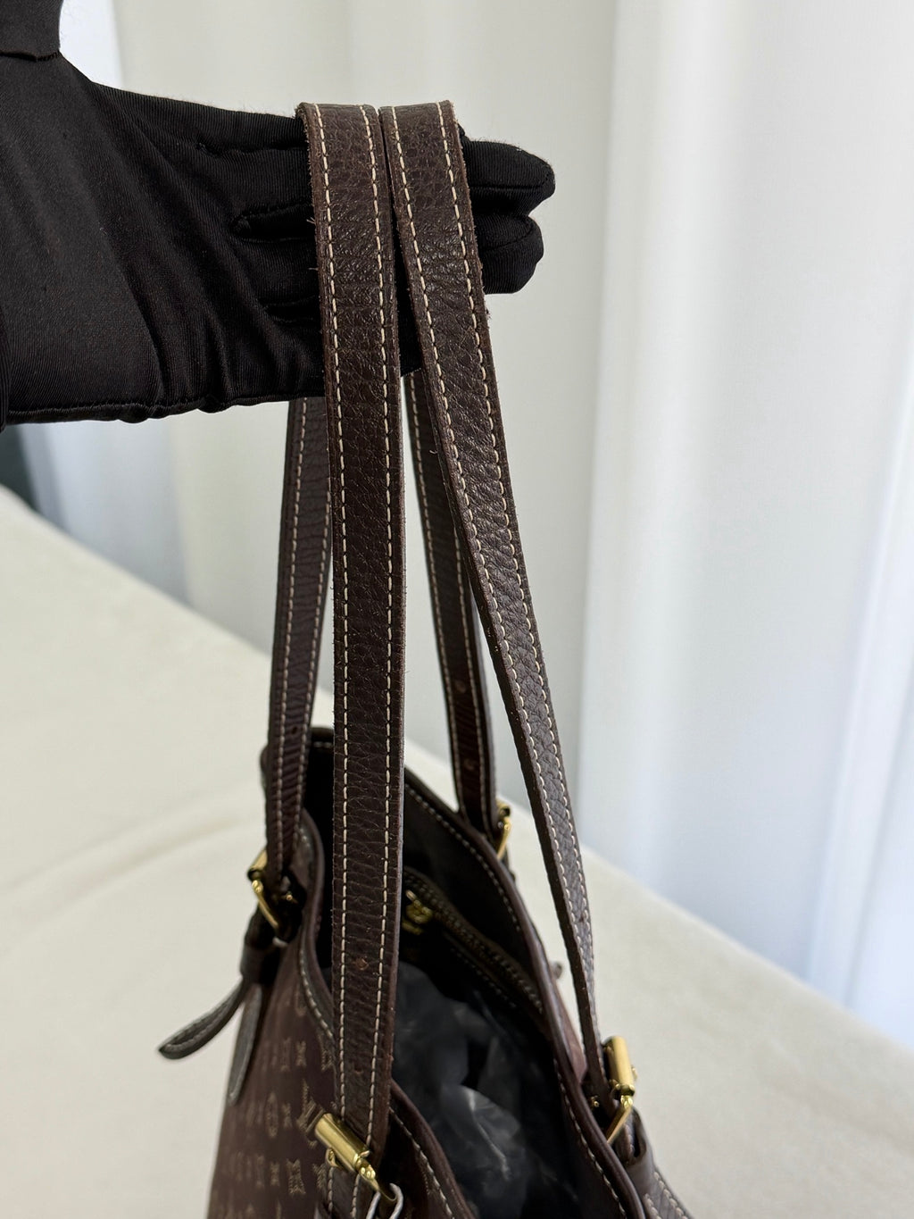 LOUIS VUITTON Denim Monogram Handbag Set
