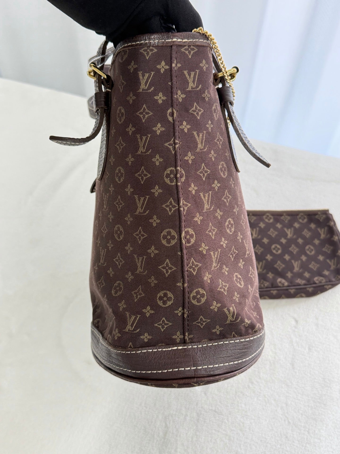 LOUIS VUITTON Denim Monogram Handbag Set