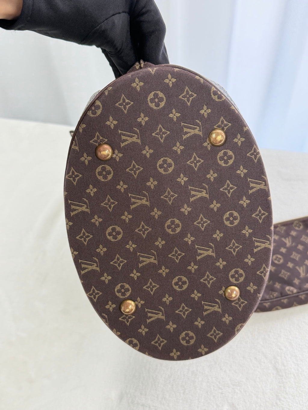 LOUIS VUITTON Denim Monogram Handbag Set