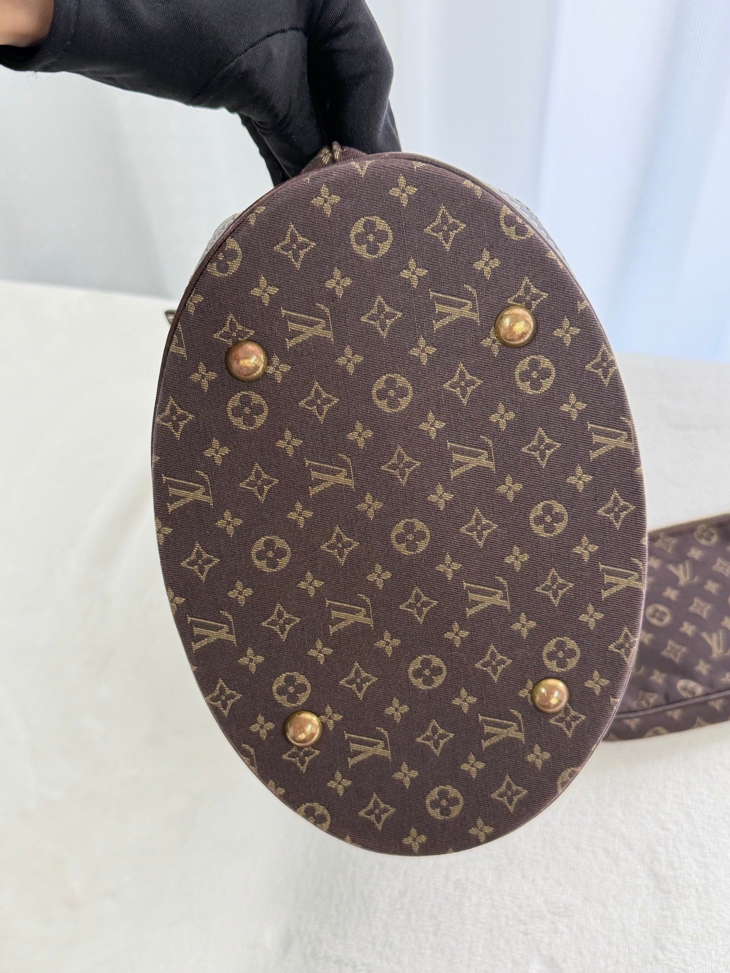 LOUIS VUITTON Denim Monogram Handbag Set