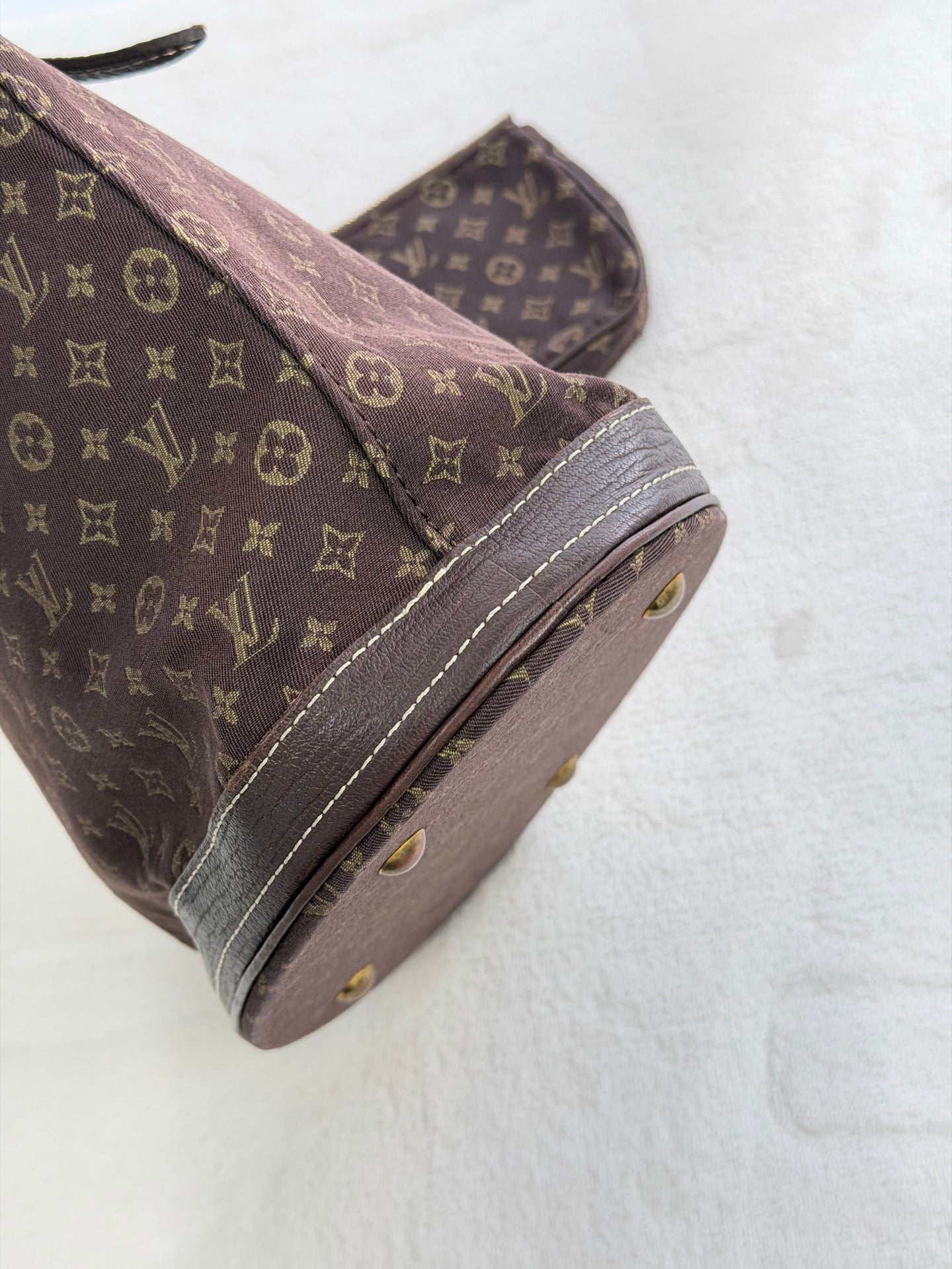LOUIS VUITTON Denim Monogram Handbag Set