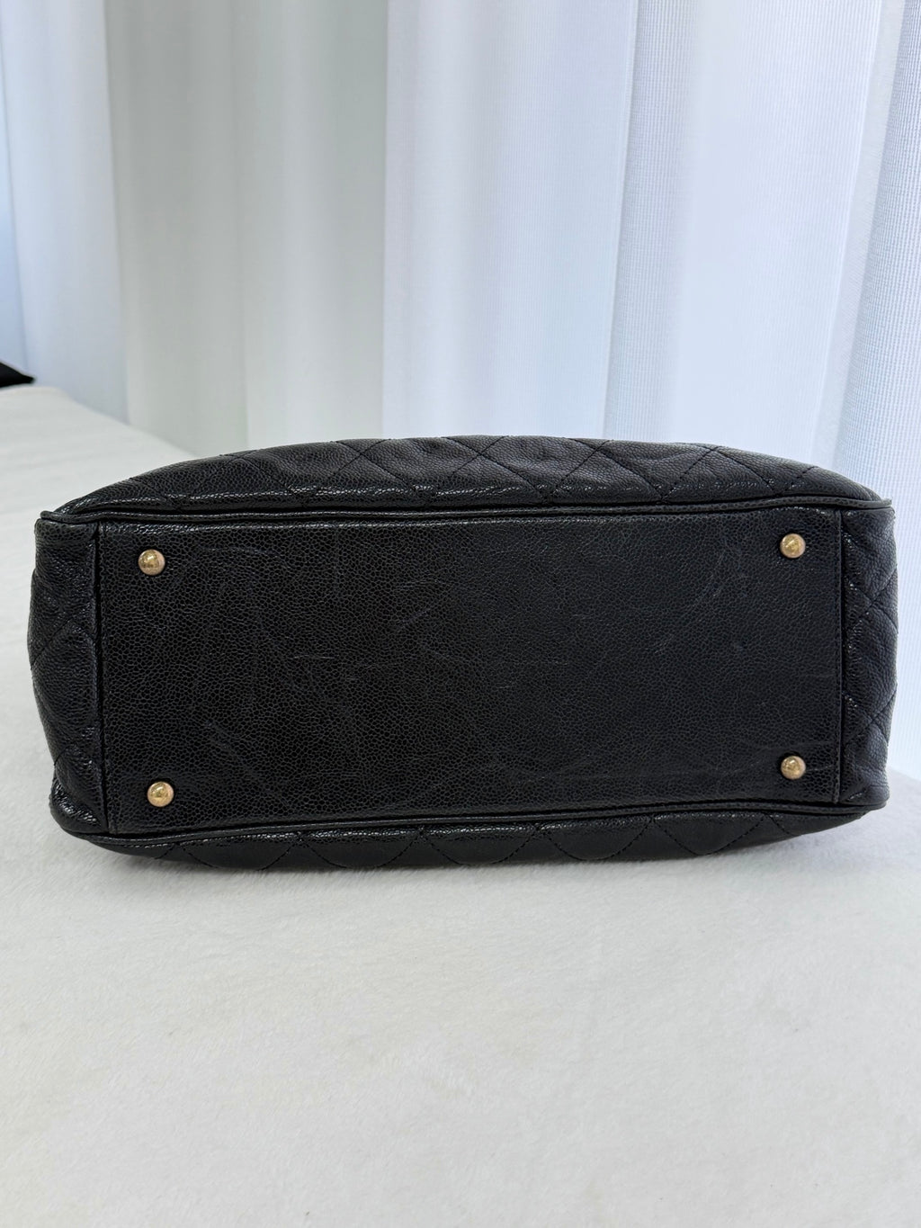 CHANEL Cavier Genuine Patent Chainbag