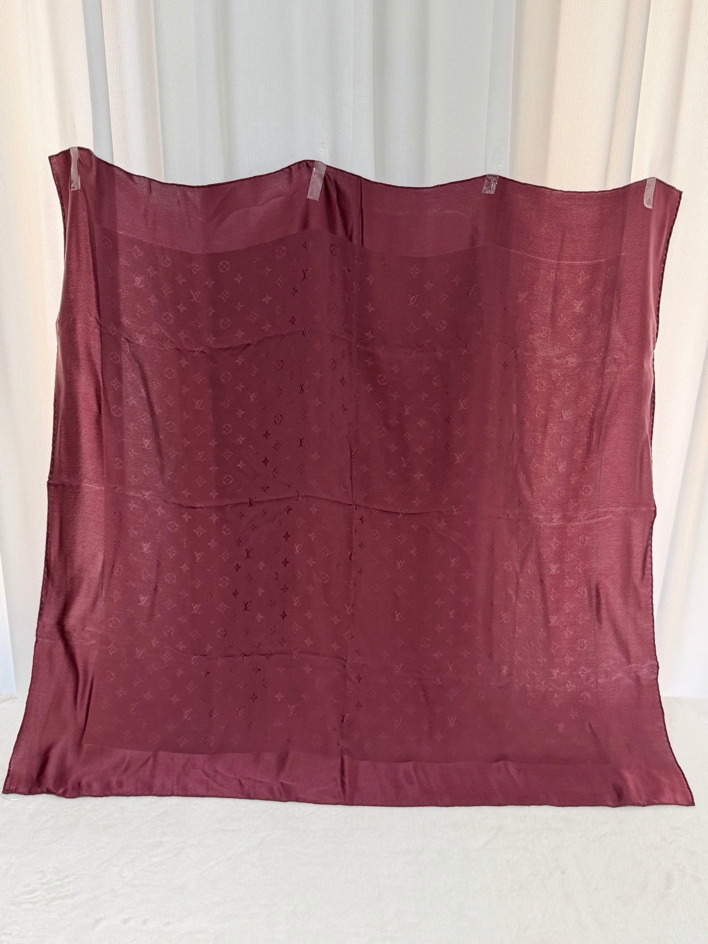 LOUIS VUITTON Monogram Silk Scarf