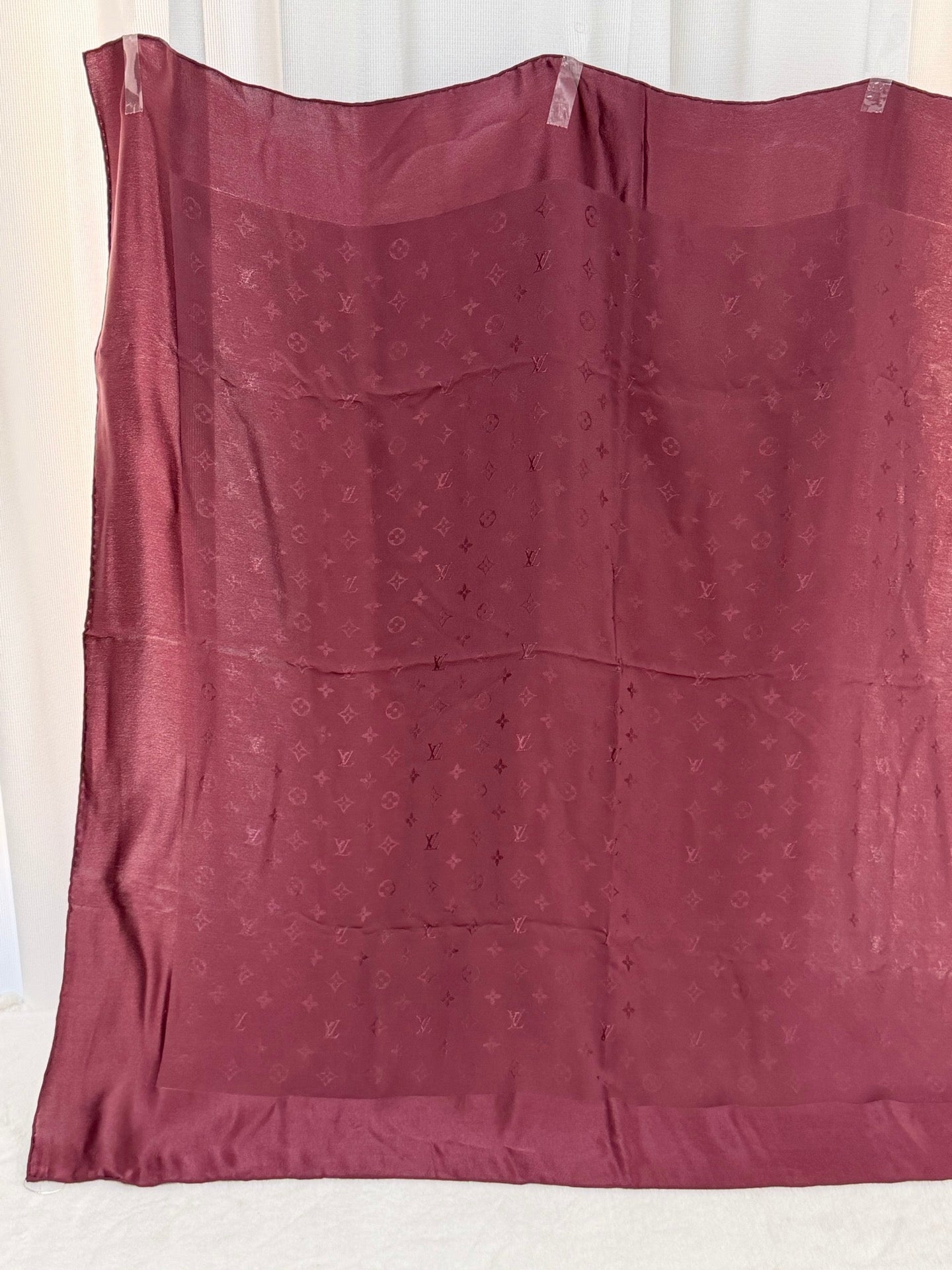 LOUIS VUITTON Monogram Silk Scarf