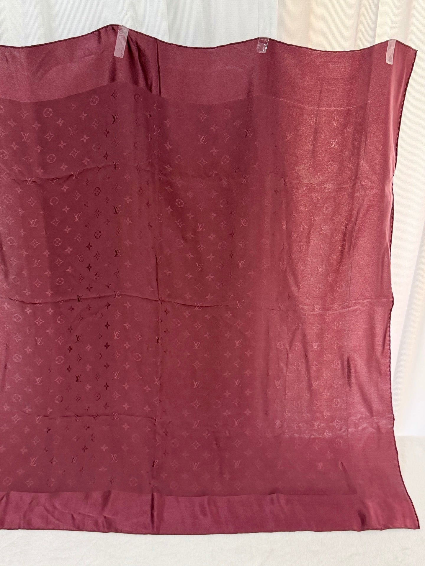 LOUIS VUITTON Monogram Silk Scarf