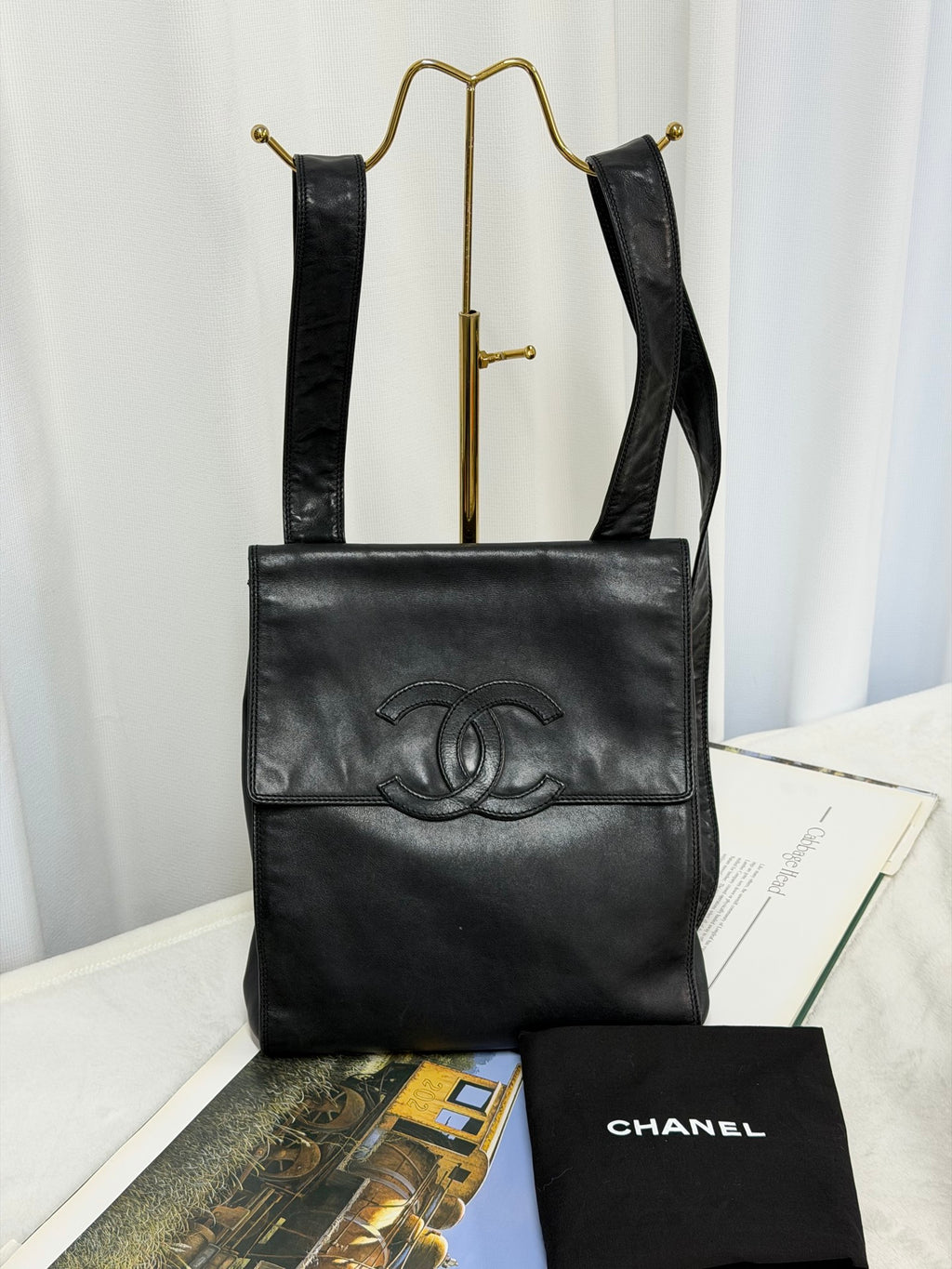 CHANEL Double-C Lambskin Packbag