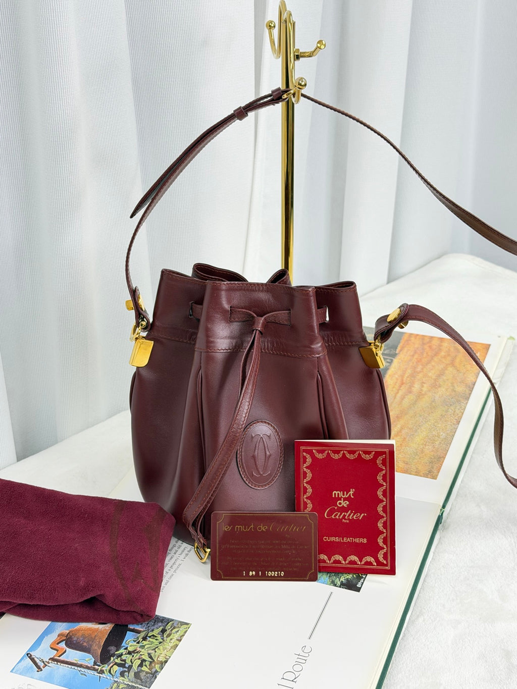 CARTIER Logo Bucket Shoulderbag