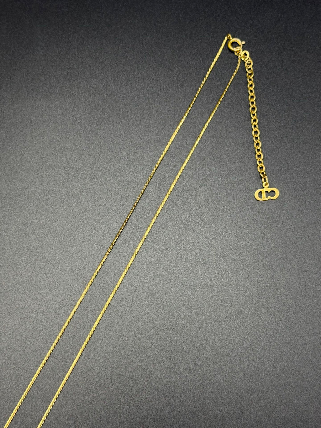 CHRISTIAN DIOR Rheinstone Necklace