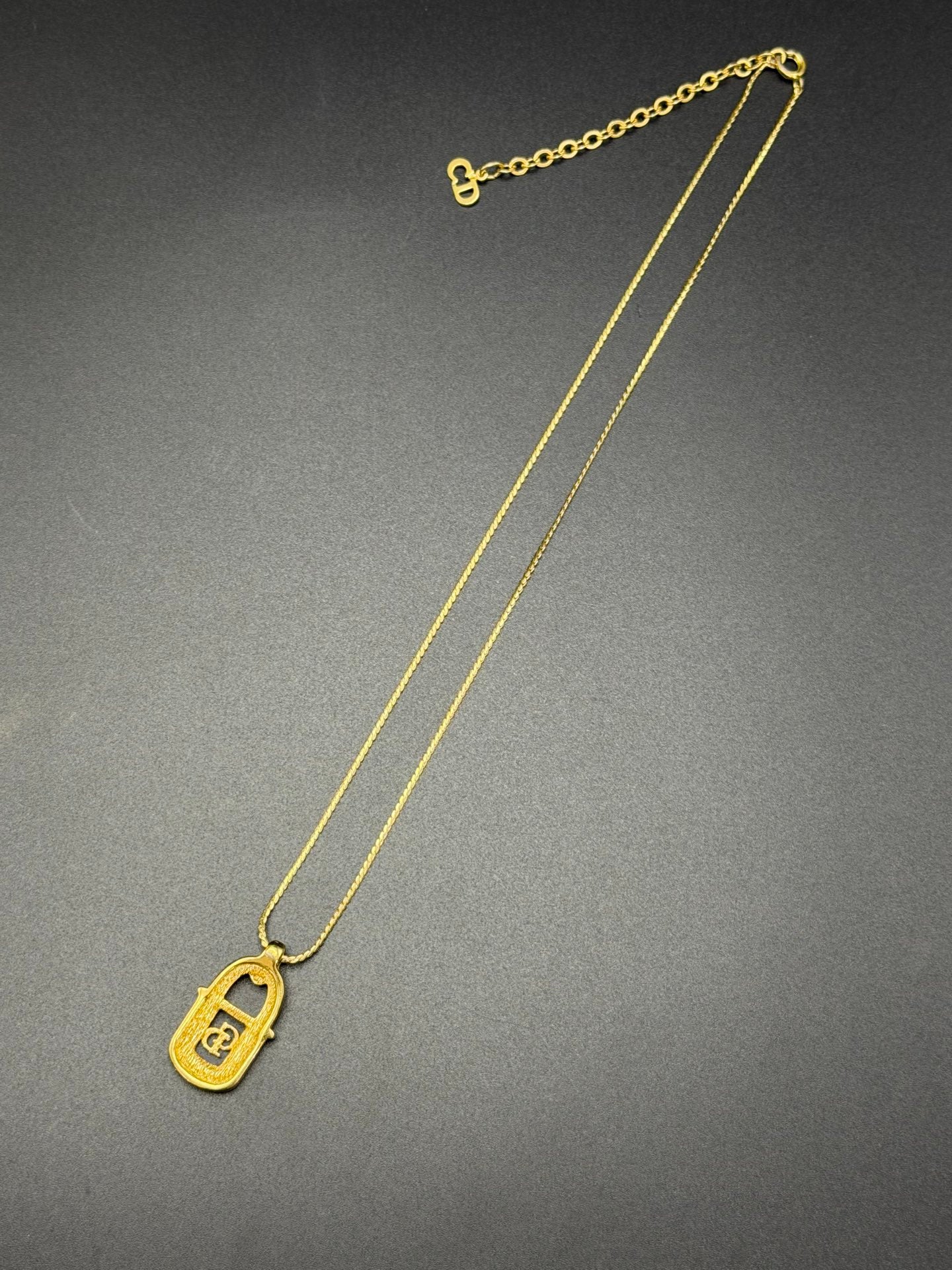 CHRISTIAN DIOR Rheinstone Necklace
